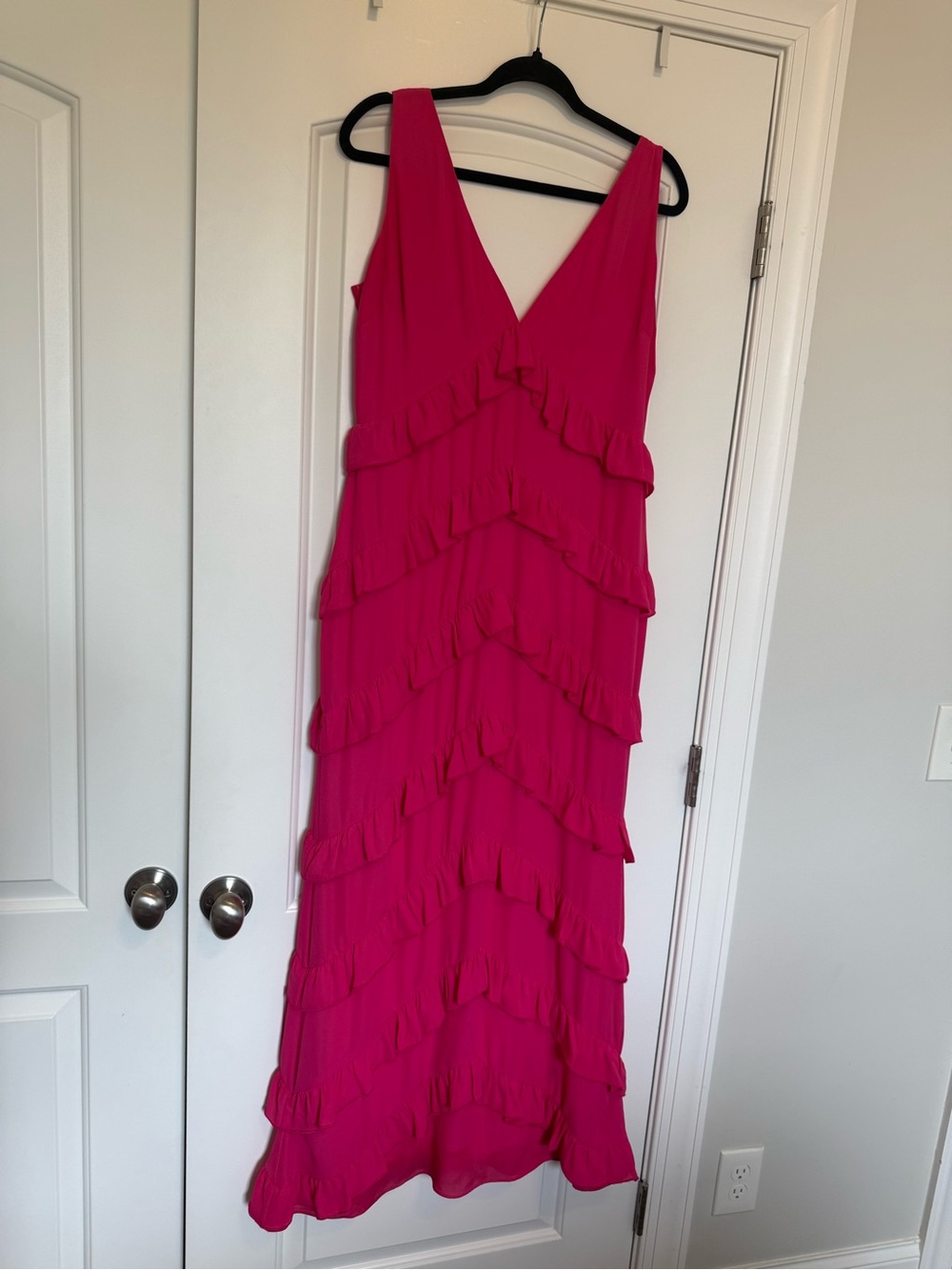 Pretty Lavish Ruffle Maxi Dress